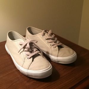 Old navy khaki canvas sneakers